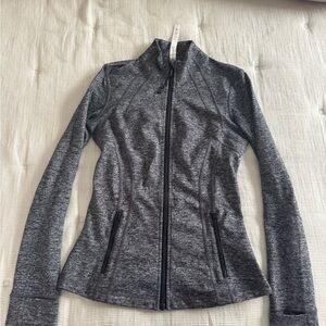 Lululemon athletica Heathered Gray Zip-Up Jacket